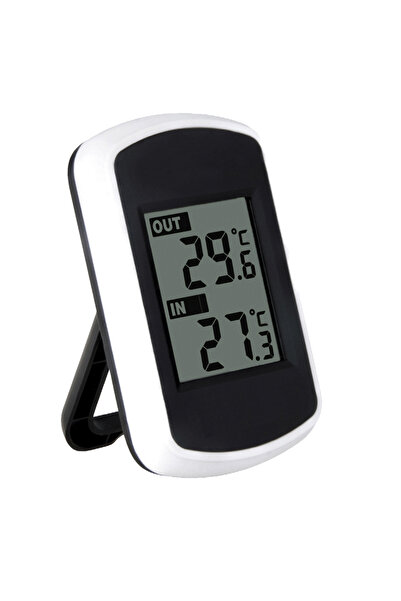 Choice جهاز اختبار ترمومتر لاسلكي رقمي بشاشة LCD للاستخدام الداخلي والخارجي، ...