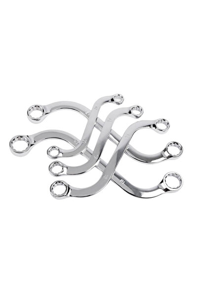 ALLSOME 5Pcs S Type Double Ended Allen Wrench 140-240MM Combination Ring Spanner Plum Plate Curve...