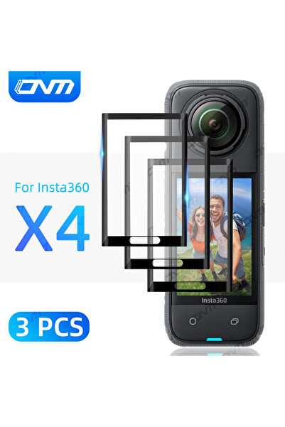 Choice واقي شاشة ثلاثي القطع لكاميرا Insta360 X4، ملحقات كاميرا Insta360 X4، ...