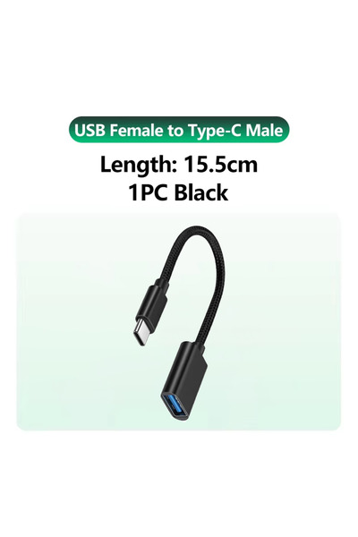 Choice كابل USB إلى USB-C واحد، محول USB إلى USB-C لهاتف iPhone 17، محول شاحن...