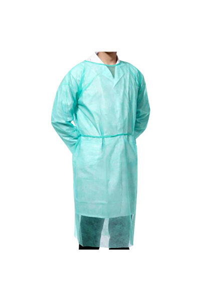 Choice Green 10pcs 10pcs Unisex Disposable Protective Isolation Clothing Anti-spitting Waterproof Anti-oil