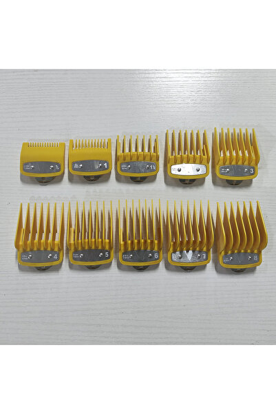 Choice 10pcs Yellow 8/10pcs Professional Hair Clipper Limit Guide Comb For Wa...