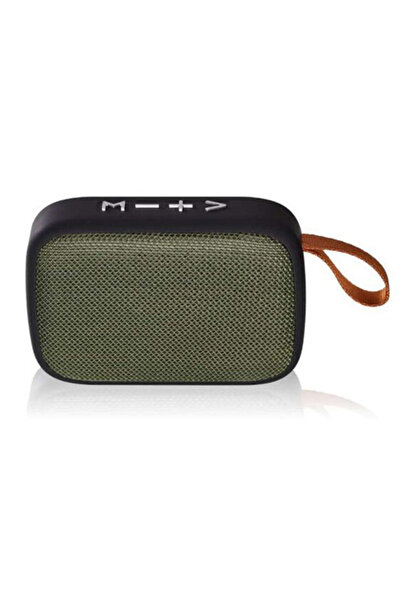 Choice مكبر صوت بلوتوث لاسلكي G2 أخضر عسكري محمول مصنوع من بلاستيك ABS صديق للبيئة، لون أزرق للكمبيوتر