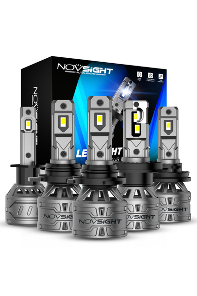 Choice مصابيح أمامية للسيارة من نوفسايت H4/9003/HB2 عالية/منخفضة الإضاءة H7 L...