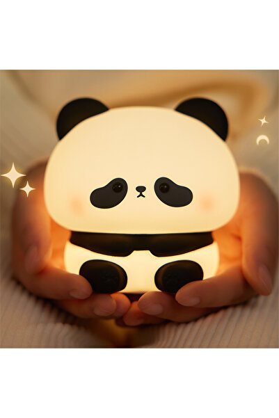 Choice type 3 USB Rechargeable LED Night Light Cute Cartoon Panda Silicone La...