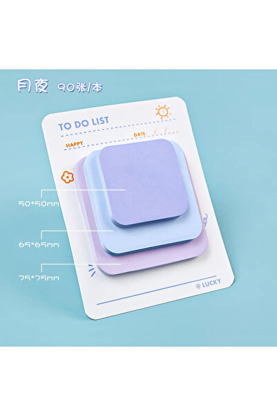 Choice 1 Cute Note, Color High-value Ins Wind Note Paper, Student Message N Times, Sticky Note Pad Statio.