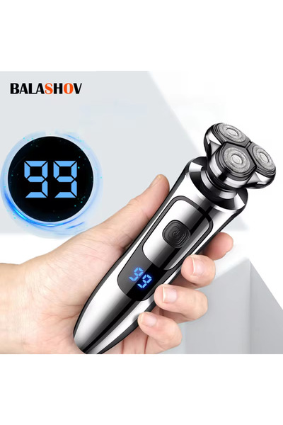 Choice black Electric Shaver Man Rechargeable Razor Shaving Knife Whisker Kni...