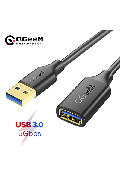 Choice 0.9m QGeeM USB Extension Cable USB 3.0 Cable Extender for PC Laptop Sm...