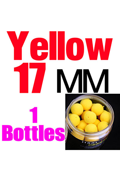 Choice كرات عائمة لصيد الكارب، 17 مم، أصفر، عبوة واحدة، 4 نكهات، خرز عائم، مغ...