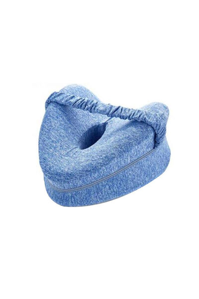 Choice Blue Memory Cotton Leg Pillow Hollow Heart Pregnancy Side Sleeper Sciatica Orthopedic Sciatica Back