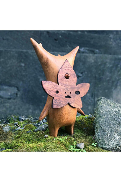 Choice تمثال كوروك خشبي مصنوع يدويًا من الراتنج، مناسب لعشاق ألعاب العائلة، ل...