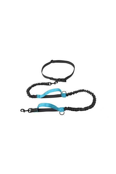 Choice حبل جر عاكس للضوء باللون الأزرق السماوي، حزام مرن للجري للكلاب، يسمح ب...