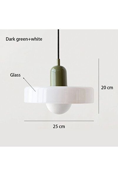 Choice Warm White White3 Nordic Glass Bauhaus Dining Room Chandelier Living R...