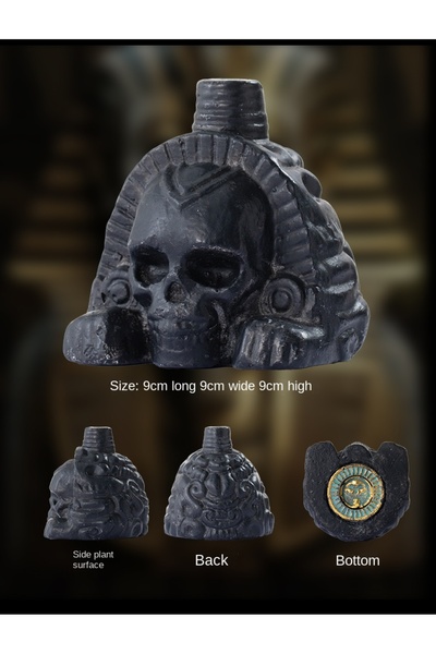 Choice Black Lion Aztec-style whistle - perfect for Halloween, April Fool's Day and Valentine's Day pranks