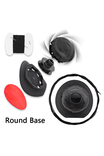 Choice Round Base 1 Pair Round Shoe Laces Large Swivel Buckle No Tie Shoelace...