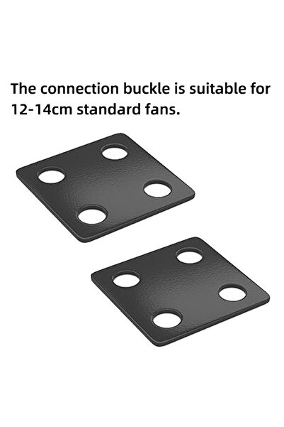 Choice Type-2PCS TEUCER 2Pcs Buckle C-shaped Parallel Bracket 12cm-14cm Chassis Fans Fixing Connection Rack