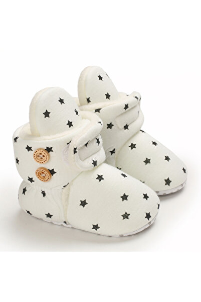 Choice 13-18 Months B260white 2022 Baby Autumn Winter Boots Baby Girl Boys Winter Warm Shoes Solid Fashion