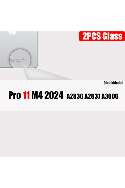 Choice pro 11 2024 M4 2pcs Clear Tempered Glass For Ipad 9 8 7 6 5 9th Genera...
