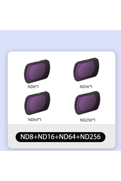 Choice ND8 ND16 ND64 ND256 Ronkoen Magnetic ND/CPL Filter Set For DJI OSMO Po...