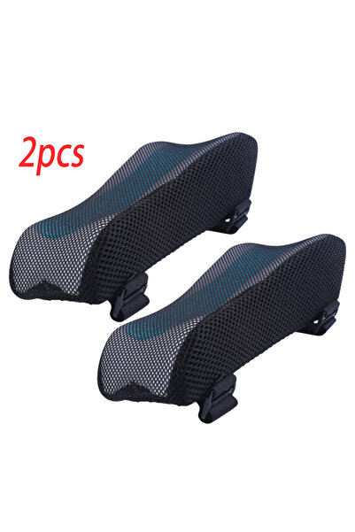 Choice قطعتان من وسادات مساند الذراعين لكرسي المكتب أو الألعاب، مصنوعة من شبك...