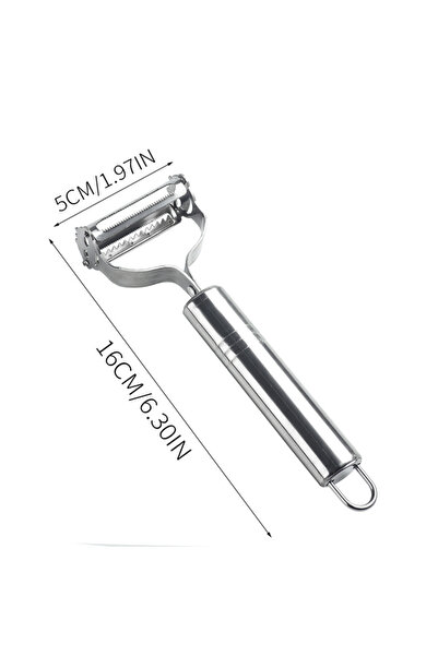 Choice1 2in1 Peeler Vegetable Peeler Stainless Steel Melon Planer Double-Head...