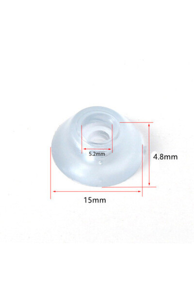 Choice 25 قطعة 15 مم، 25/50 قطعة، سجادات سيليكون شفافة لأرجل الكراسي، مانعة ل...