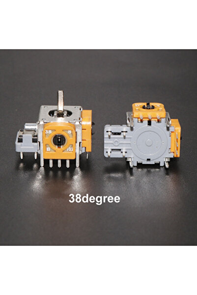 Choice قطعتان من وحدة استشعار عصا التحكم التناظرية ثلاثية الأبعاد JCD بزاوية 38 درجة، متوافقة مع عصا التحكم NS Switch Pro Gamepad