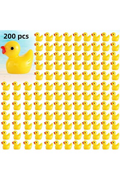 Choice 200 قطعة أو 100/200 قطعة من البط الصغير المصنوع من الراتنج، مجموعة كبي...