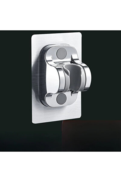 Choice Silver Shower Bracket Without Punching Bracket Shower Holder Adjustable Shower Accessories Bathroom