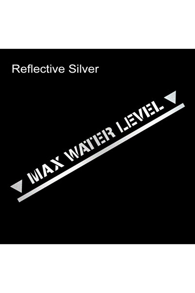 Choice ملصق عاكس فضي اللون لمستوى الماء الأقصى للسيارة، مناسب لسيارات سوزوكي ...