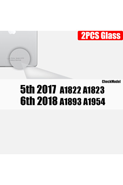 Choice واقي شاشة زجاجي مقوى شفاف من قطعتين لأجهزة آيباد من الجيل الخامس والسادس (الجيل التاسع والثامن والسابع والسادس)