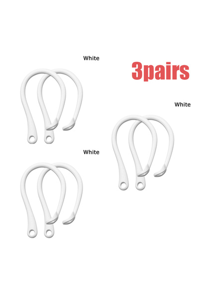 Choice 3pairs-09 1 Pair Silicone Anti-lost Ear Hook for AirPods 1 2 3 Pro Spo...