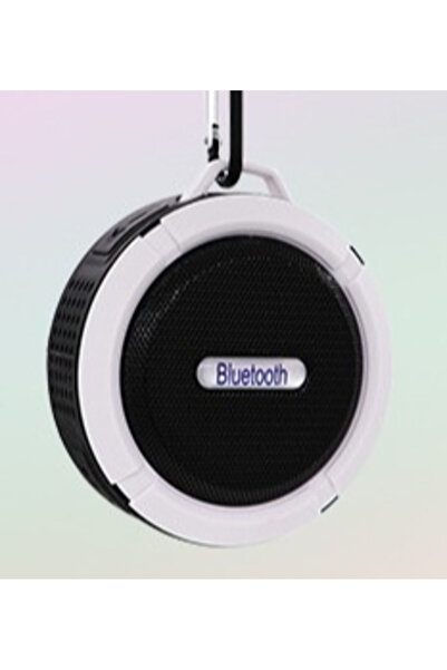 Choice WHITE Outdoor Waterproof Bluetooth Speaker, Wireless Portable Mini Shower Travel Speaker with Subwoo