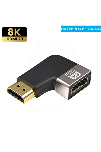 Choice 8K CW90 8K HDMI 2.1 Adapter 90 270 Degree Right Angle Male to Female C...