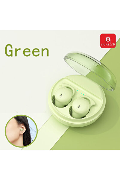 Choice Green INMAS Q26 ENC Mini Portable Wireless Headsets Bluetooth In-Ear E...