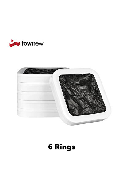 Choice 6 حلقات سلة مهملات ذكية جديدة من هوت تاون T1 T1S أكياس قمامة بديلة أصلية 6/12 حلقات إعادة تعبئة A