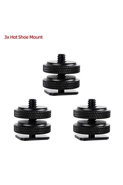 Choice حامل فلاش خارجي للكاميرا باللون الأخضر، محول لولبي ثلاثي القوائم 1/4 ب...