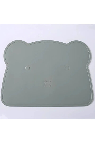 Choice4 L olive Children's Bear Placemat Silicone Insulated Placemat Creative...