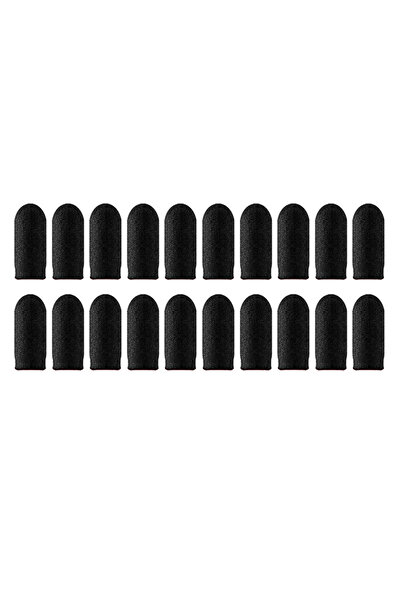 Choice 20Pcs-Black 20/40pcs Mobile Game Fingertip Glove Sweatproof Anti-slip ...