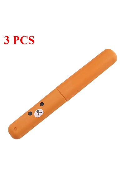 Choice 3PC brown Travel Portable Toothbrush Box Toothbrush Storage Box Cute C...