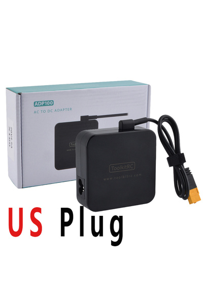 Choice ADP-100 US Plug ToolkitRC M7 200W DC Balance Charger/Discharger ADP100...