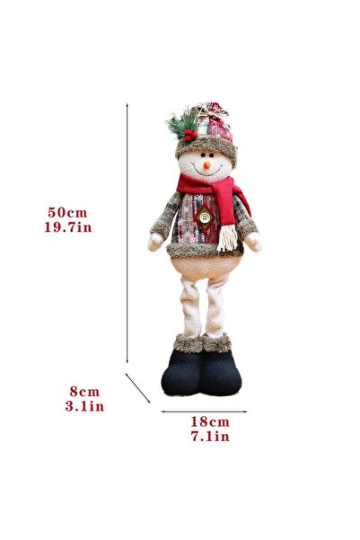Choice دمية سانتا كلوز الكبيرة الجديدة، رجل الثلج، الأيل، هدية عيد الميلاد لل...