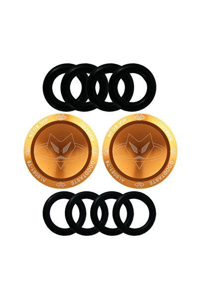 Choice golden 2Pcs Mountain Bike Bar End Aluminum Alloy Lock Bicycle Accessor...