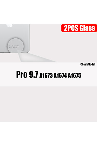 Choice واقي شاشة زجاجي مقوى شفاف لجهاز iPad Pro 9.7 (قطعتان) من الجيل التاسع ...