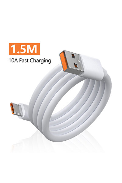 Choice كابل شحن سريع USB من النوع C بطول 1.5 متر، 10 أمبير، 120 واط، متوافق م...