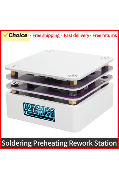 Choice G3061 PD65W Mini Hot Plate Digital Soldering Preheating Rework Station PCB SMD Board Soldering Pl...