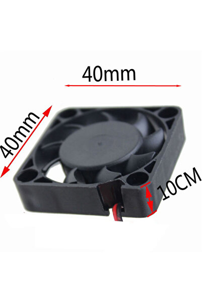 Choice NO RGB black 40x40x10mm 3Pin Cooling Fan 5010 DC 12V 3Pin Interface 50X50X10mm Computer Network Card