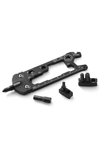 Choice مفك براغي ومفتاح ربط ومسطرة متعددة الوظائف 16 في 1 من الفولاذ المقاوم ...