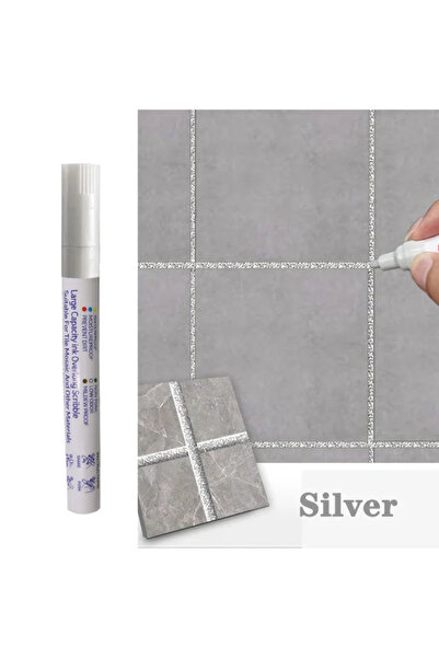Choice قلم تحديد البلاط المقاوم للماء باللون الفضي لإصلاح طبقات الجدران للأرضيات والحمامات والمطابخ والحمامات