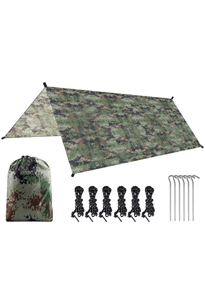 Choice مظلة مموهة 300×300 سم، مصنوعة من خيوط بوليستر 210T، خيمة تخييم محمولة ...